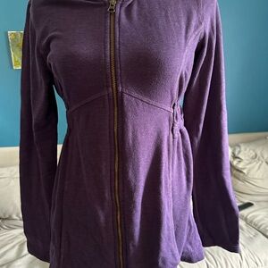 Zella Purple Zip-Up Hoodie Small